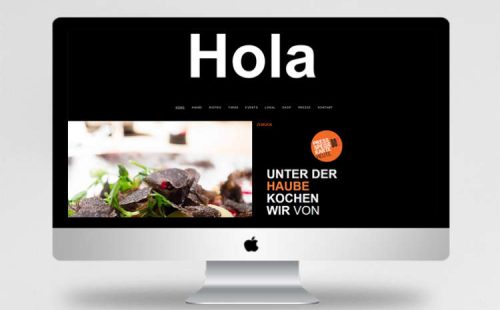 Webdesign - Restaurant DOS